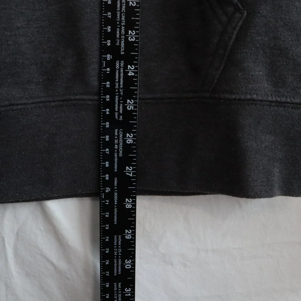 The North Face Hoodie Mens‎ Medium Activewear Pullover Fleece Gray Long Sleeve